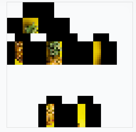 Minecraft skin layout